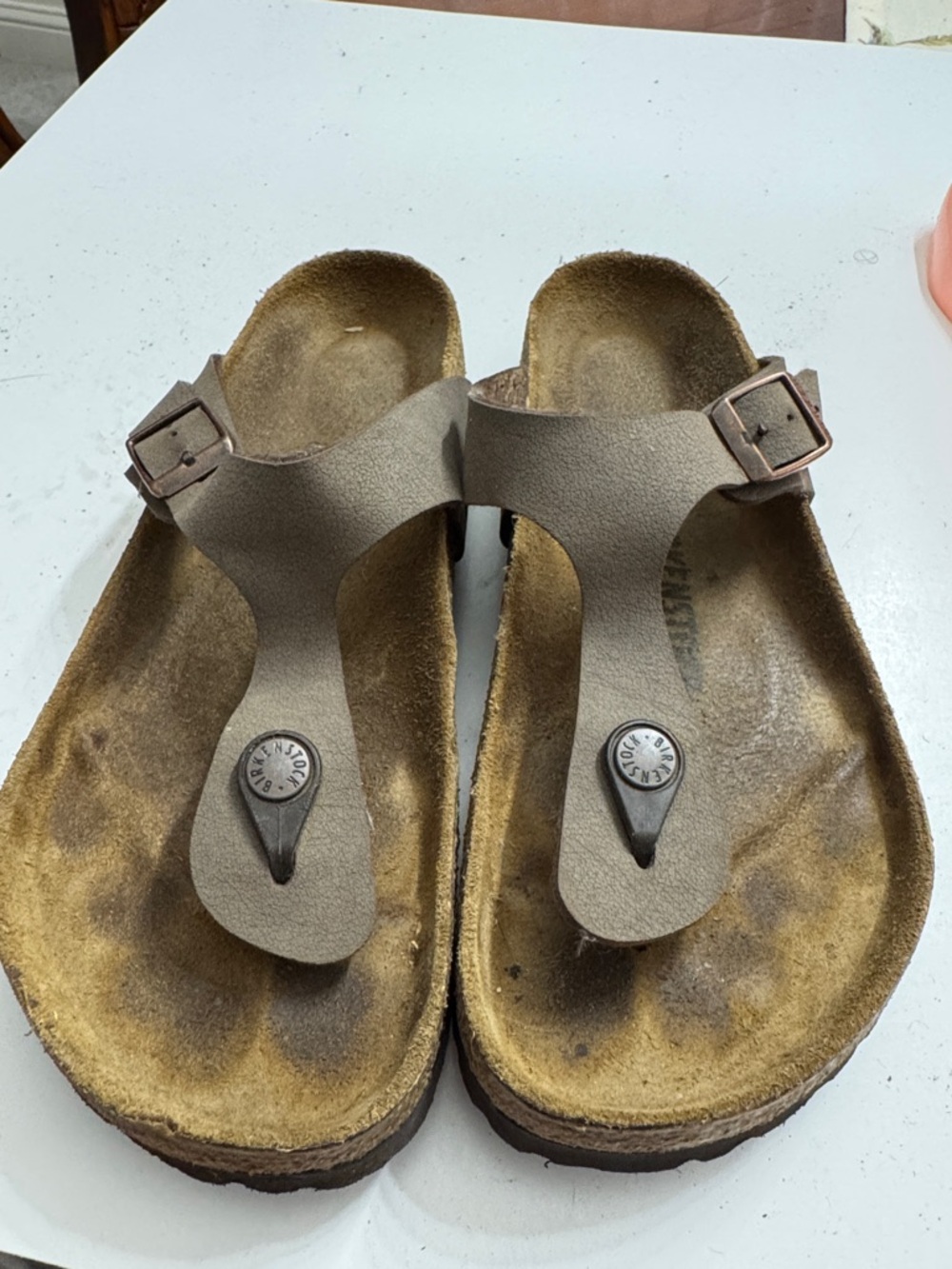 Brown Men’s T-strap Slipper size 38 - Casual Comfort